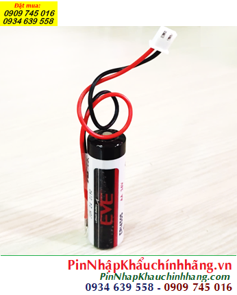 EVE ER14505 (Zắc PH2.54-2P), Pin nuôi nguồn PLC EVE ER14505 lithium 3.6v AA 2700mAh 